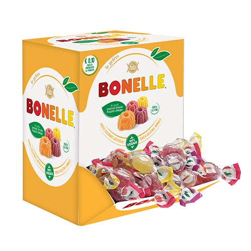 Caramelle Le Bonelle Gelèe Frutta Sfuso Barattolo 1,8Kg 